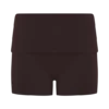 Birdie omgeslagen Short – Chocoladebruin Birdie omgeslagen Short – Chocoladebruin