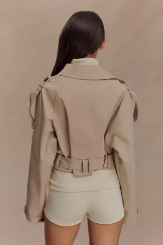 Birdie omgeslagen Short – ivoor