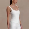 Blanca stretch crêpe cami-top – wit Blanca stretch crêpe cami-top – wit