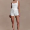 Blanca stretch crêpe cami-top – wit Blanca stretch crêpe cami-top – wit