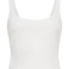 Blanca stretch crêpe cami-top – wit Blanca stretch crêpe cami-top – wit