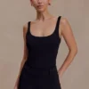 Blanca stretch crêpe cami-top – Zwart Blanca stretch crêpe cami-top – Zwart