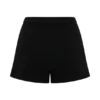 Blanca stretch crêpe shorts – Zwart