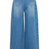 Bobby oversized jeans met plooi aan de voorkant – Zomerblauw Bobby oversized jeans met plooi aan de voorkant – Zomerblauw