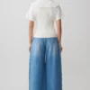 Bobby oversized jeans met plooi aan de voorkant – Zomerblauw Bobby oversized jeans met plooi aan de voorkant – Zomerblauw
