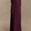 Bowie laaggetailleerde gebreide maxi-rok – donkere chocoladebruin Bowie laaggetailleerde gebreide maxi-rok – donkere chocoladebruin