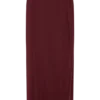 Bridget Slinky maxi-rok met metalen details – Bordeaux Bridget Slinky maxi-rok met metalen details – Bordeaux
