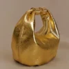 Bristol Mini Croissant leren tas – Goud Bristol Mini Croissant leren tas – Goud