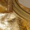 Bristol Mini Croissant leren tas – Goud Bristol Mini Croissant leren tas – Goud