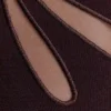 Brock gebreide top met asymmetrische halslijn – donkere chocoladebruin Brock gebreide top met asymmetrische halslijn – donkere chocoladebruin