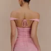 Brooklyn mesh crop top – Candy Pink