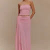 Arna mesh maxi-rok – Candy Pink Arna mesh maxi-rok – Candy Pink
