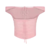 Brooklyn mesh crop top – Candy Pink