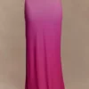Bruna Slinky Fishtail Maxi-rok – Ombre Roze Bruna Slinky Fishtail Maxi-rok – Ombre Roze