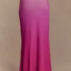 Bruna Slinky Fishtail Maxi-rok – Ombre Roze Bruna Slinky Fishtail Maxi-rok – Ombre Roze
