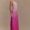 Bruna Slinky Fishtail Maxi-rok – Ombre Roze Bruna Slinky Fishtail Maxi-rok – Ombre Roze
