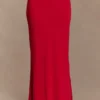 Bruna Slinky Fishtail Maxi-rok – Rood Bruna Slinky Fishtail Maxi-rok – Rood