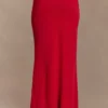 Bruna Slinky Fishtail Maxi-rok – Rood Bruna Slinky Fishtail Maxi-rok – Rood