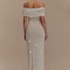 Brynn Orchid gebreide maxi-jurk – ivoor Brynn Orchid gebreide maxi-jurk – ivoor