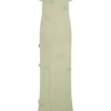 Brynn Orchid gebreide maxi-jurk – pastelgroen Brynn Orchid gebreide maxi-jurk – pastelgroen