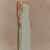 Caira chiffon sjaal maxi-jurk – salie Caira chiffon sjaal maxi-jurk – salie