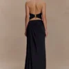 Calandra Slinky maxi-rok – Zwart Calandra Slinky maxi-rok – Zwart