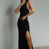 Calandra Slinky maxi-rok – Zwart Calandra Slinky maxi-rok – Zwart
