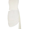 Cali Drape Rokkje gebreide mini-jurk – ivoor Cali Drape Rokkje gebreide mini-jurk – ivoor