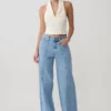 Roy mid-rise Denim-jeans met wijde pijpen – Classic Blue Roy mid-rise Denim-jeans met wijde pijpen – Classic Blue