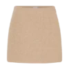Camilla bouclé minirok – licht taupe Camilla bouclé minirok – licht taupe