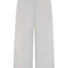 Campbell katoenen broek met wijde pijpen – Wit Campbell katoenen broek met wijde pijpen – Wit