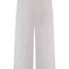 Campbell katoenen broek met wijde pijpen – Wit Campbell katoenen broek met wijde pijpen – Wit