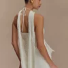 Caprice haltertop-minijurk van gebreide stof – Wit Caprice haltertop-minijurk van gebreide stof – Wit