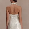 Caralee mini-halterjurk met pailletten – ivoor Caralee mini-halterjurk met pailletten – ivoor