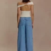 Carley off-shoulder gebreide top – ivoor Carley off-shoulder gebreide top – ivoor