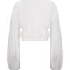 Carlie chiffon top met gekruiste bandjes – ivoor Carlie chiffon top met gekruiste bandjes – ivoor