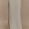 Casey linnen maxi-rok met borduursels – naturel Casey linnen maxi-rok met borduursels – naturel