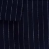 Cassie kolom maxi-rok – marineblauw met krijtstreep Cassie kolom maxi-rok – marineblauw met krijtstreep