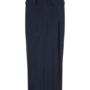 Cassie kolom maxi-rok – marineblauw met krijtstreep Cassie kolom maxi-rok – marineblauw met krijtstreep