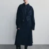 Cecilia Denim A-lijn midirok – Indigoblauw Cecilia Denim A-lijn midirok – Indigoblauw