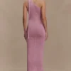Celestino bloemenprint metallic gebreide maxi-jurk – Roze Celestino bloemenprint metallic gebreide maxi-jurk – Roze