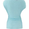 Chloe off-shoulder bouclé-gebreide top – lichtblauw Chloe off-shoulder bouclé-gebreide top – lichtblauw