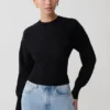 Ciaralee trui met getailleerde taille – Zwart Ciaralee trui met getailleerde taille – Zwart