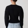 Ciaralee trui met getailleerde taille – Zwart Ciaralee trui met getailleerde taille – Zwart
