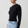 Ciaralee trui met getailleerde taille – Zwart Ciaralee trui met getailleerde taille – Zwart