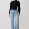 Ciaralee trui met getailleerde taille – Zwart Ciaralee trui met getailleerde taille – Zwart