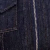 Cierra getailleerd jasje – gewassen indigo blauw