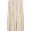Clarence linnen A-lijn maxi-rok – naturel