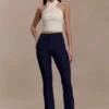 Clio flared jeans met panelen – Indigo Blue Clio flared jeans met panelen – Indigo Blue