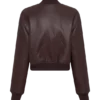 Codi bomberjack van imitatieleer – Merlot Codi bomberjack van imitatieleer – Merlot